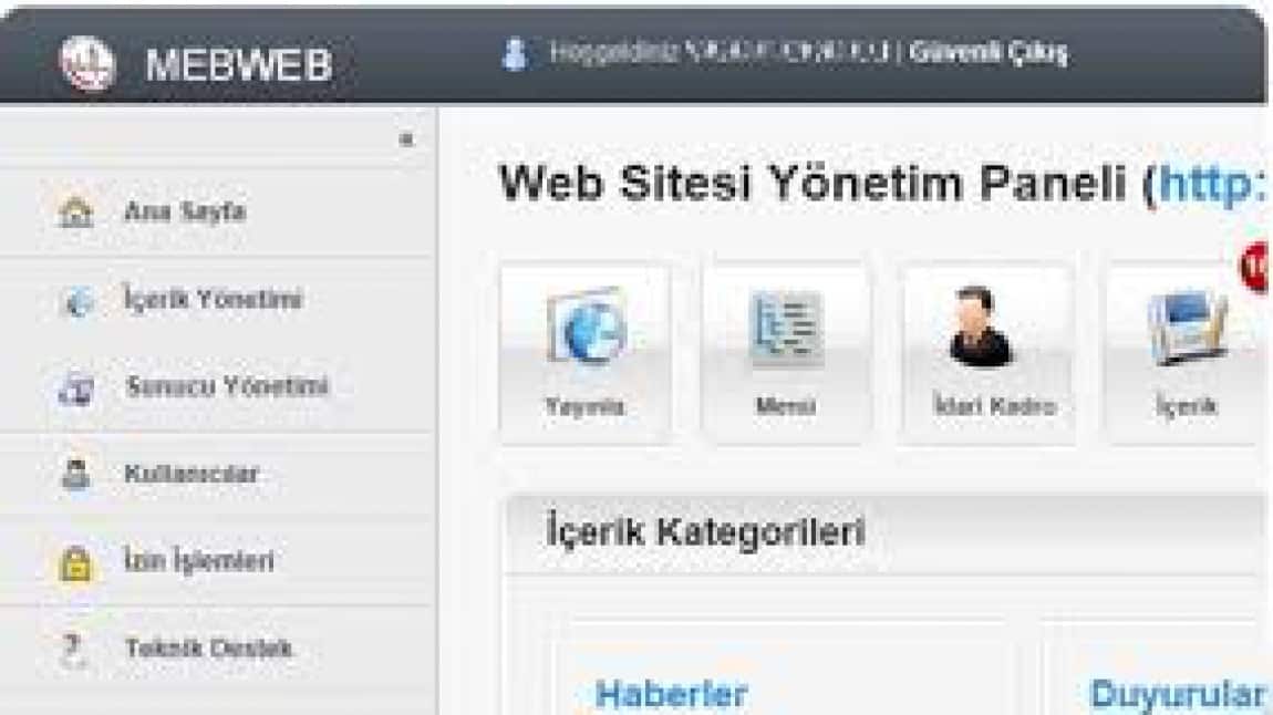 Okul İnternet Siteleri Etkin Kullanım Performansına göre Ankara Yedincisiyiz.